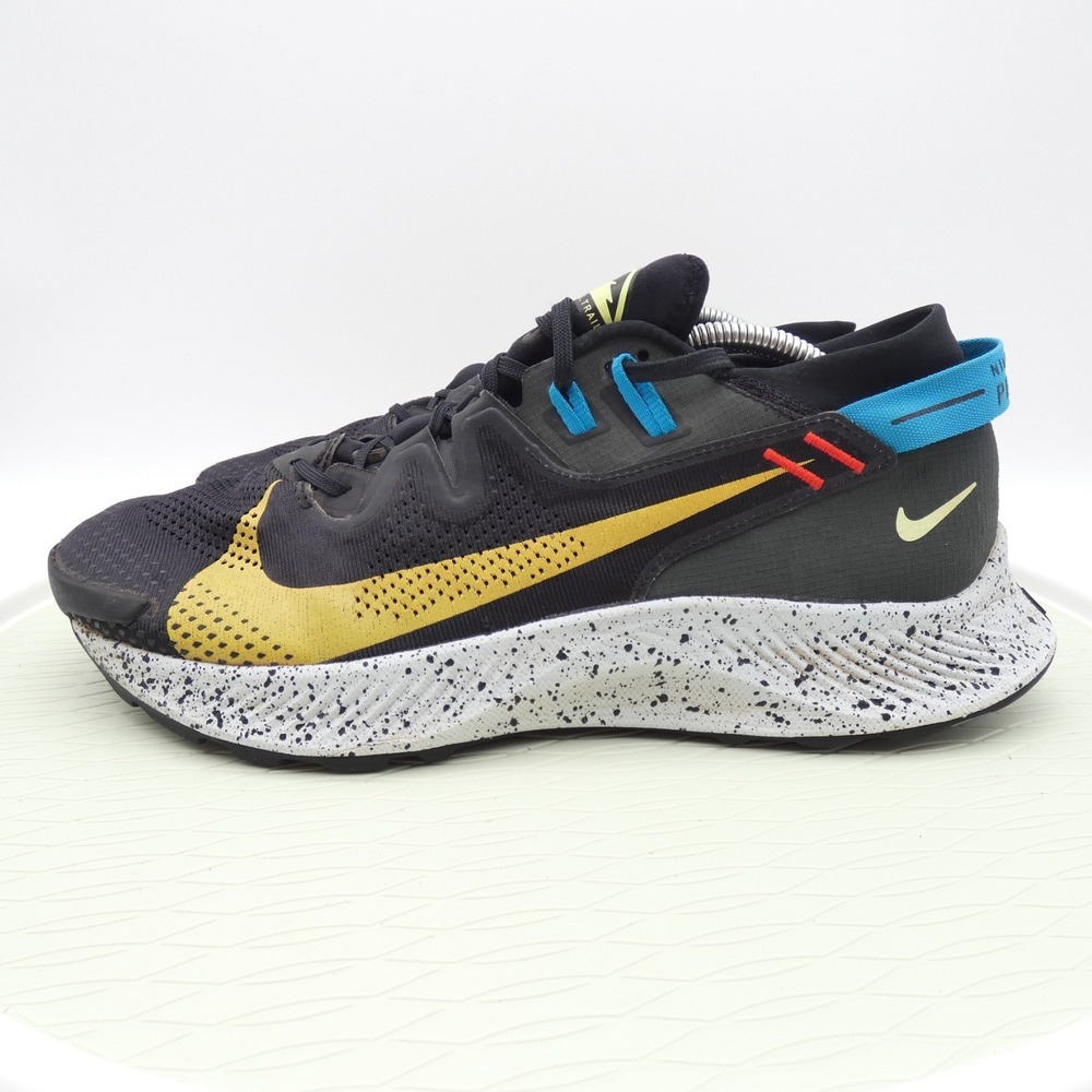 Nike Pegasus Trail 2 CK4305-001 Sneaker Men 11.5 Black Dark Sulfur Running Shoes